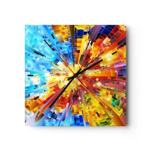 Nástenné hodiny - In medias res - 30x30 cm
