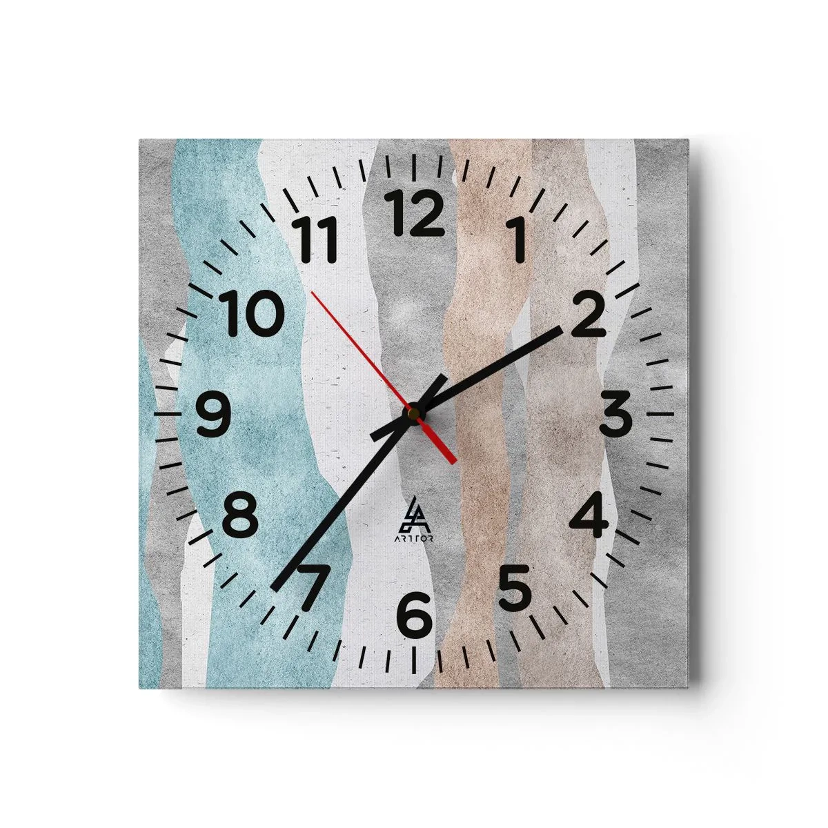 Nástenné hodiny - Štúdia blízkosti - 30x30 cm