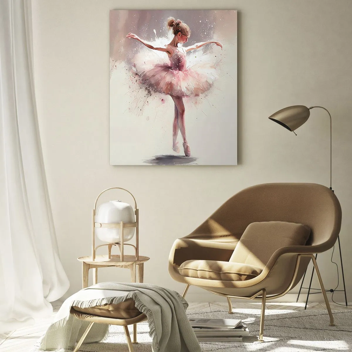 Obraz na skle - Ako mladý vták - 80x120 cm