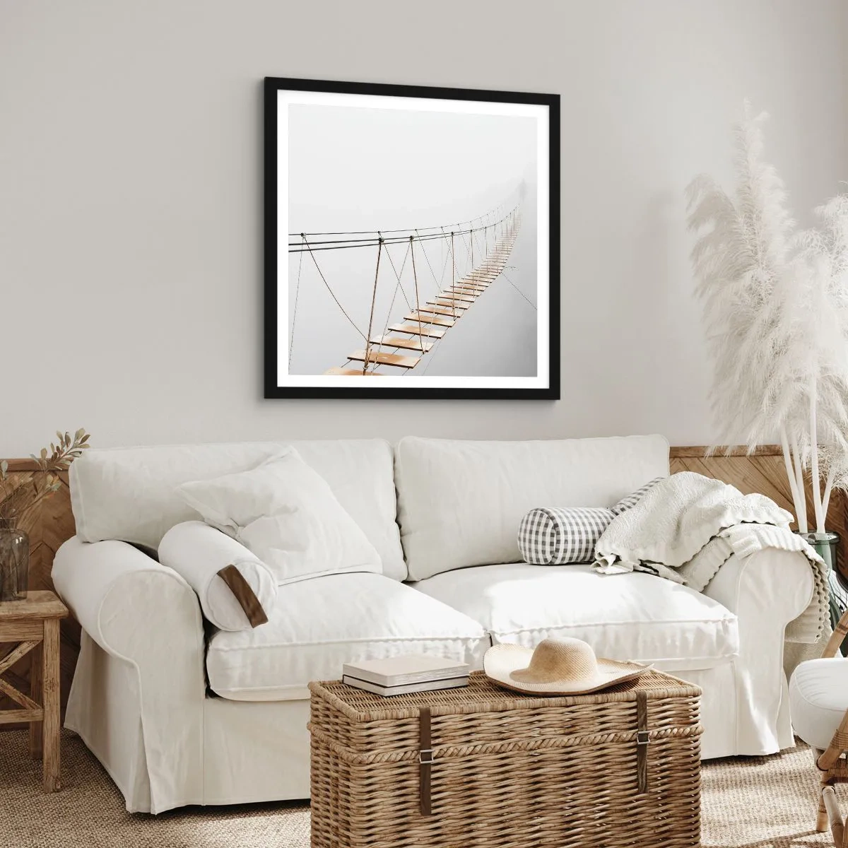 Plagát v čiernom ráme - Kam vás zavedie? - 30x30 cm