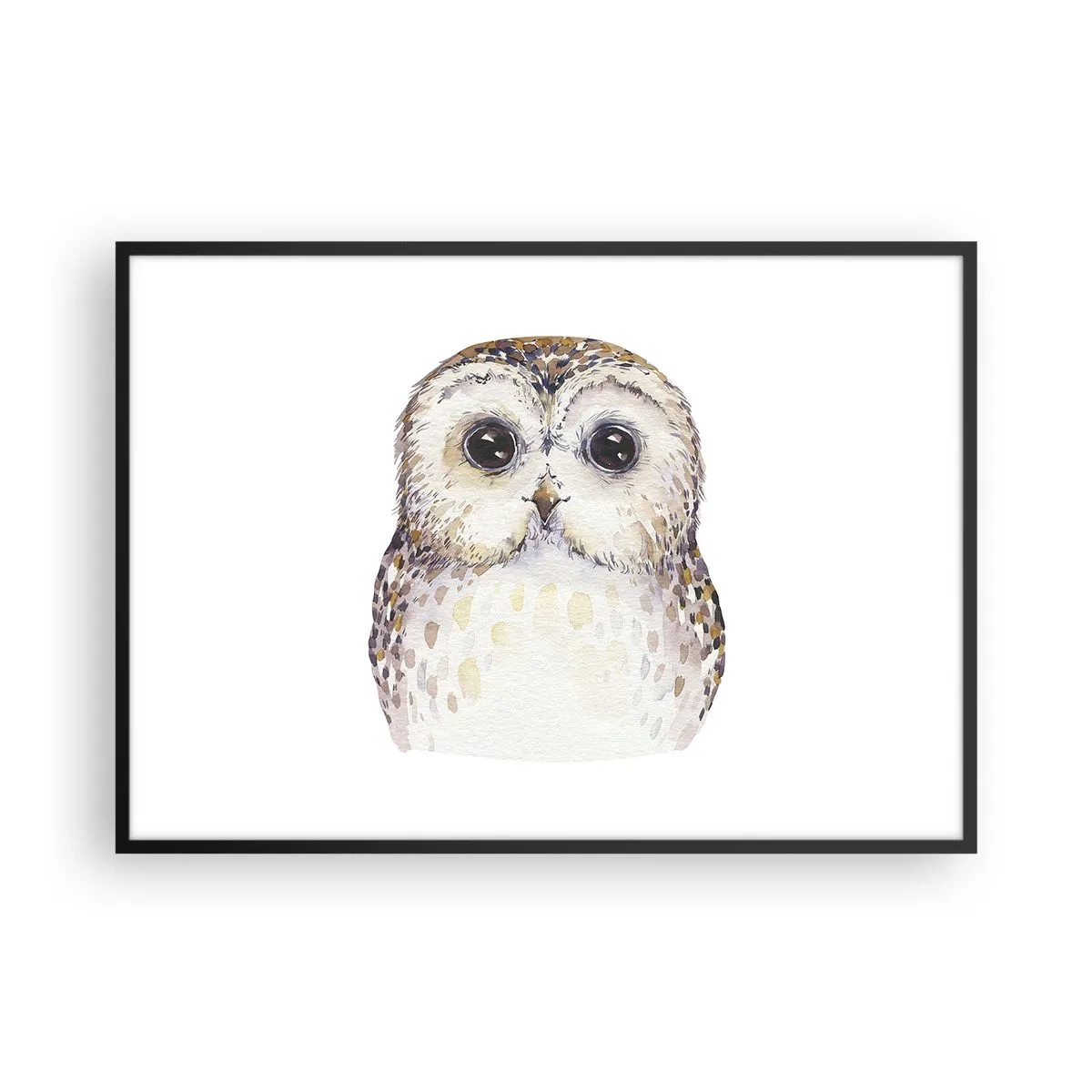 Plagát v čiernom ráme - Pozri sa mi do očí - 100x70 cm