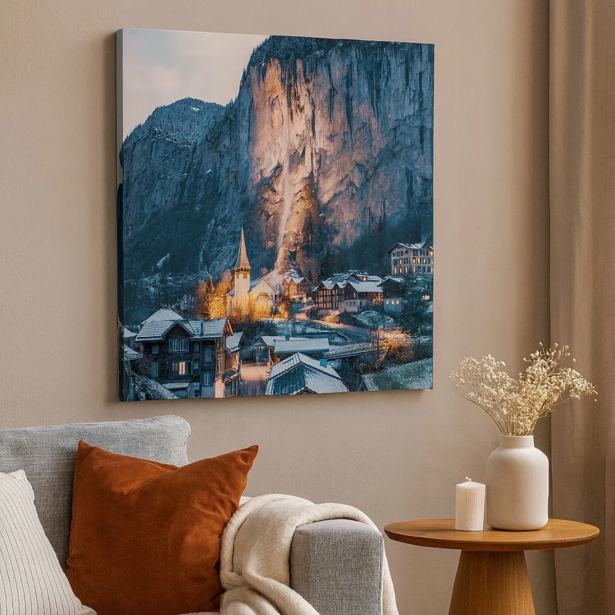 Obraz na plátne - Svetlý duch zimy - 30x30 cm