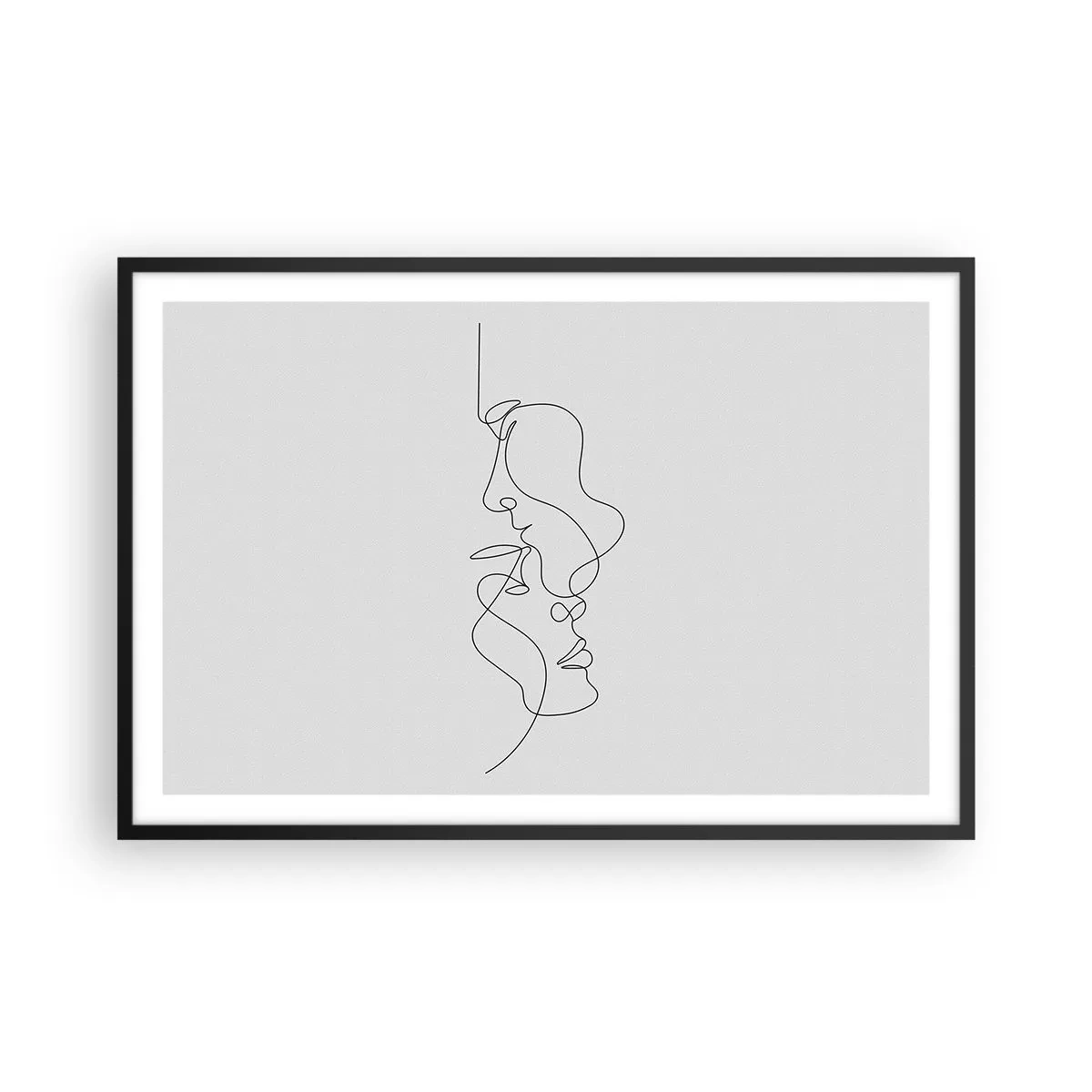 Plagát v čiernom ráme - Žiar vášnivých túžob - 91x61 cm