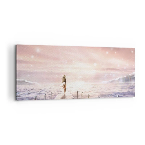 Obraz na plátne - Vo svetle sna - 100x40 cm