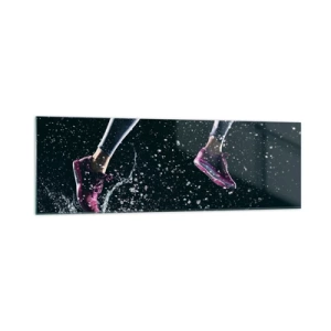 Obraz na skle - Bež ako vietor - 160x50 cm