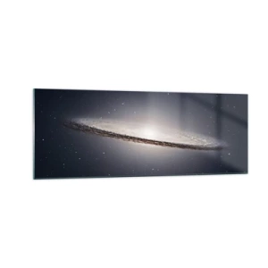 Obraz na skle - Kedysi dávno v jednej preďalekej galaxii… - 140x50 cm