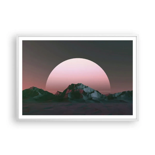 Plagát v bielom ráme - V susednej galaxii - 100x70 cm