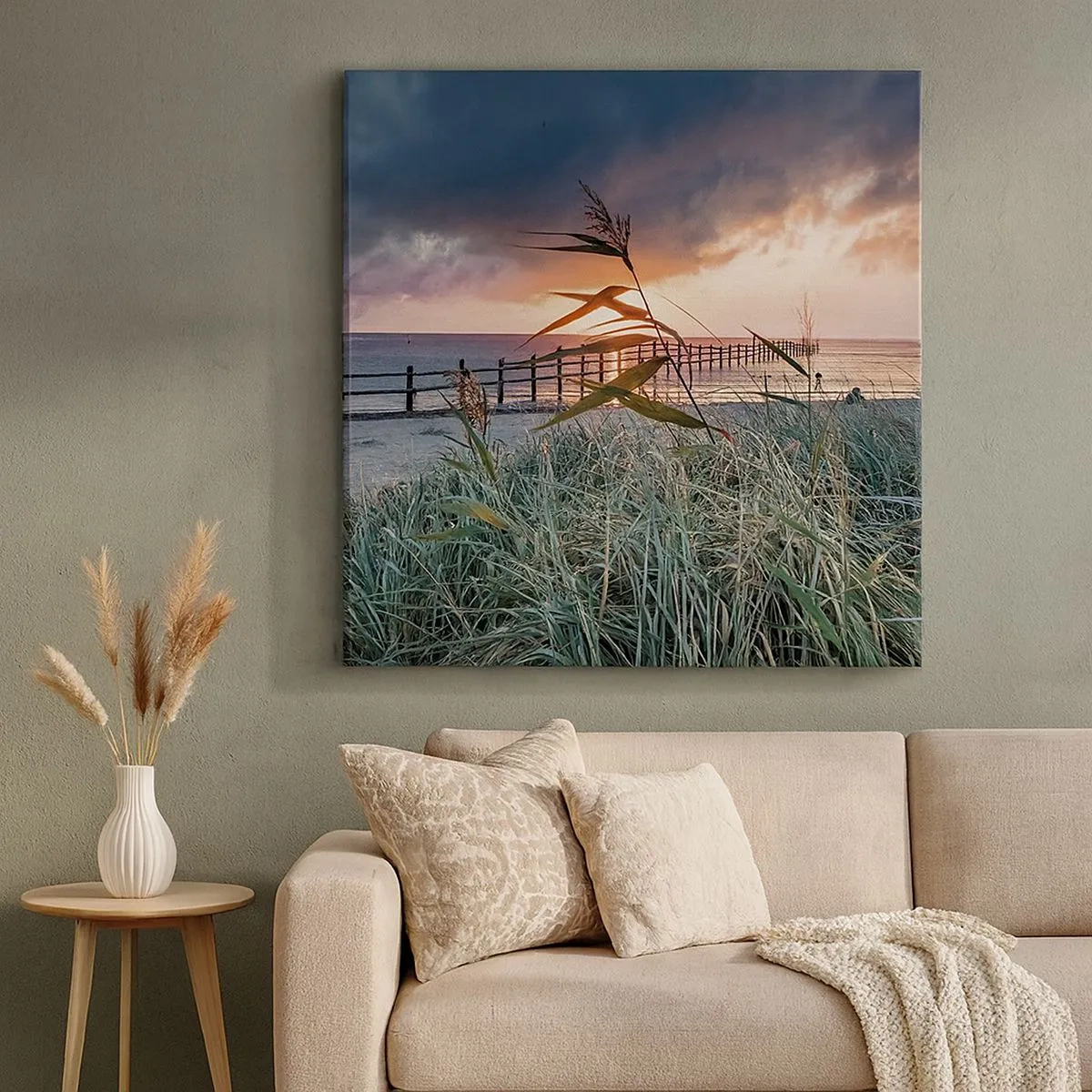 Obraz na plátne - Neodviate vetrom - 30x30 cm