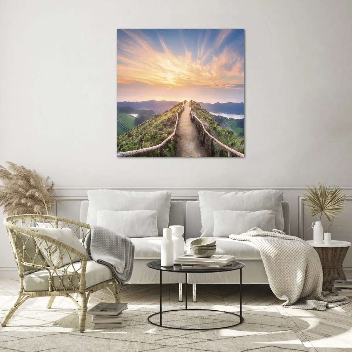 Obraz na skle - Blízko neba - 50x50 cm