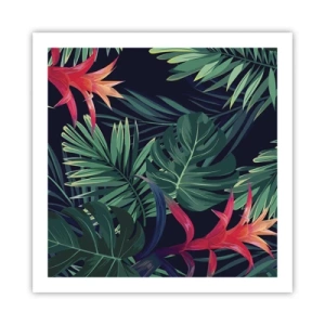 Plagát - Vzplanúť v zelenom - 60x60 cm