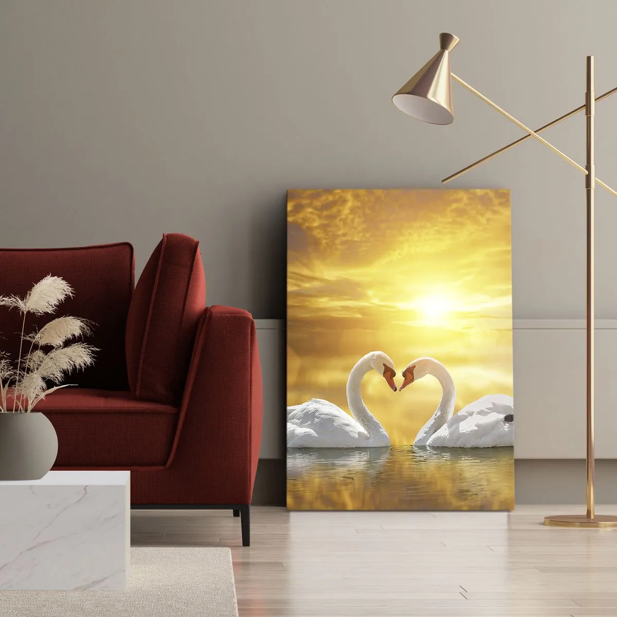 Obraz na plátne - Srdce je najkrajšie slovo sveta… - 50x70 cm