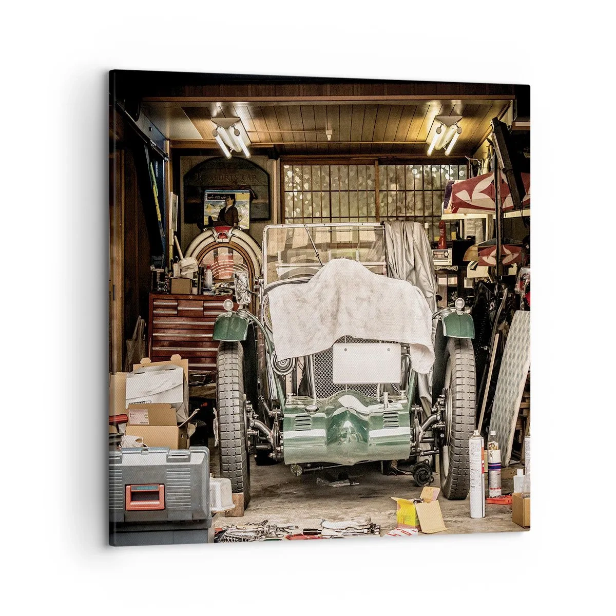 Obraz na plátne - Späť do minulosti - 50x50 cm