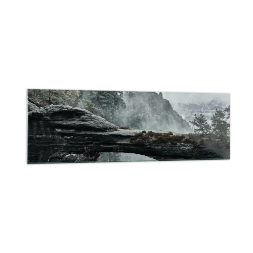 Obraz na skle - Dobrodružstvo práve začína - 160x50 cm