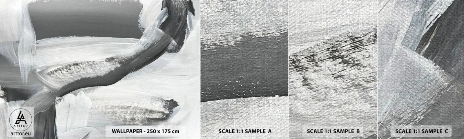 Vzorka fototapety Premium Canvas - Pevným pohybom - Kus, Maľovať, Mazance - 100x30 cm