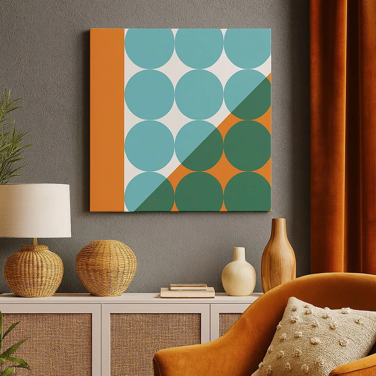 Obraz na plátne - Hore a šikmo - 30x30 cm