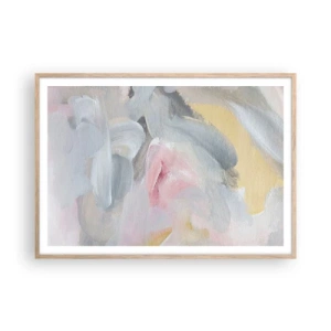 Plagát v ráme zo svetlého duba - V pastelovom svete - 100x70 cm