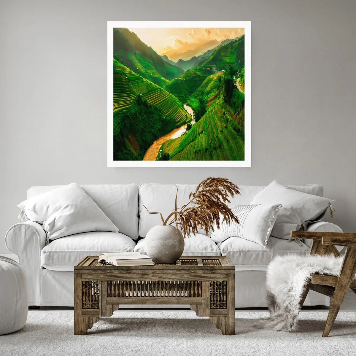 Plagát - Vietnamské údolie - 40x40 cm