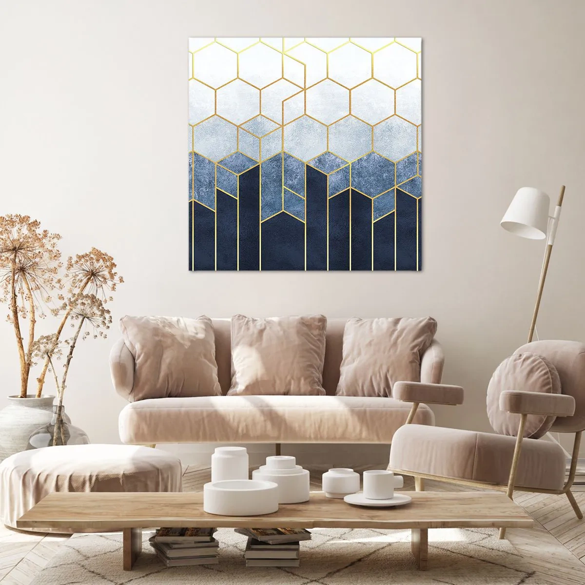 Obraz na plátne - Kompozícia v synkopickom rytme - 60x60 cm