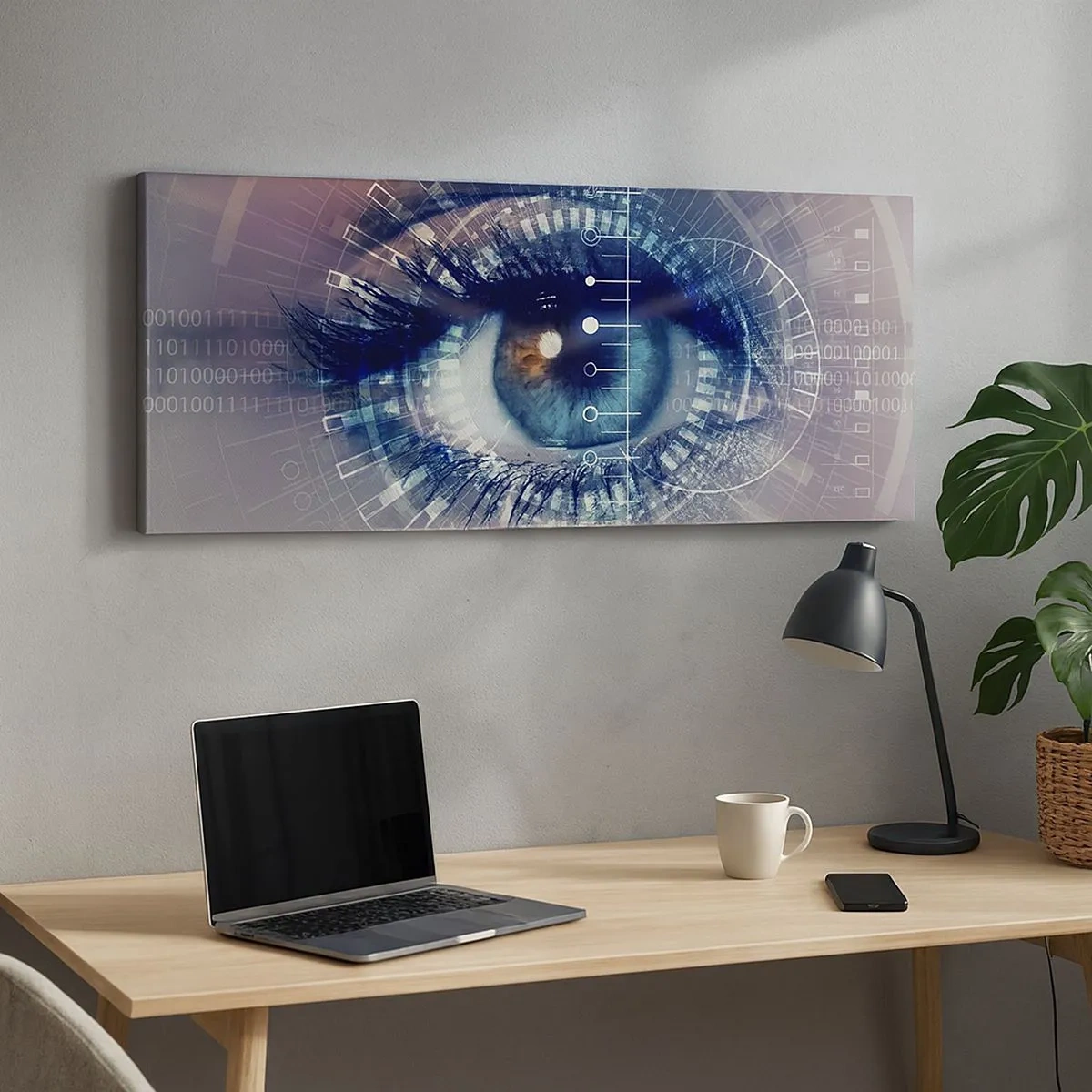 Obraz na plátne - Myslíš si, že ma poznáš - 100x40 cm