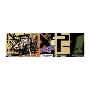 Vzorka fototapety Premium Sand - Ostrý rez - Abstrakcia, Kus, Moderný vzor - 100x30 cm