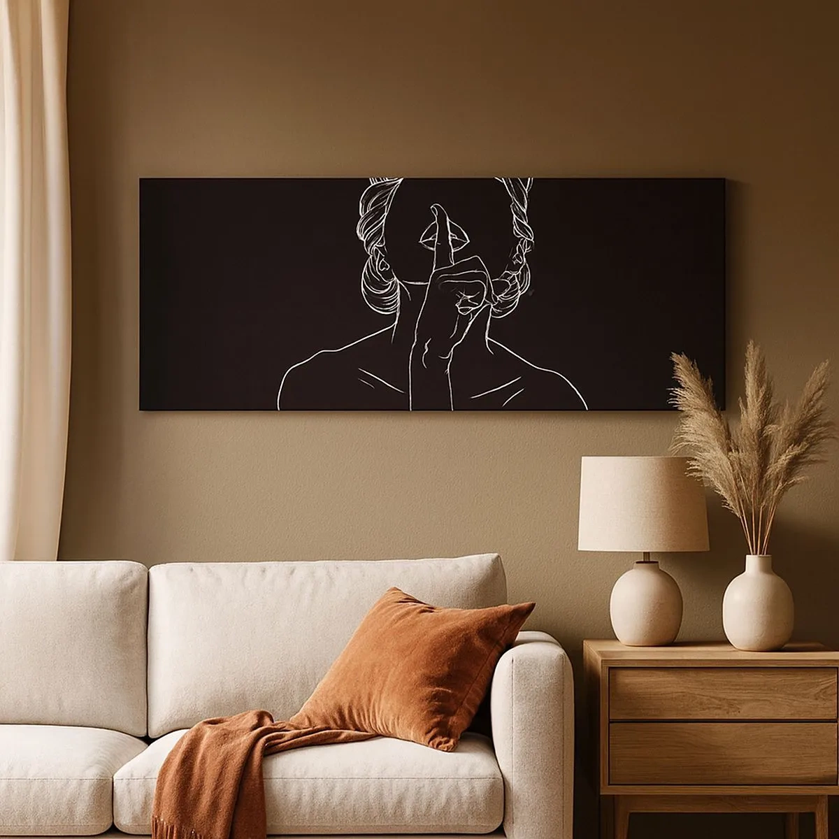 Obraz na plátne - Krása rozkvitá v tichu - 100x40 cm