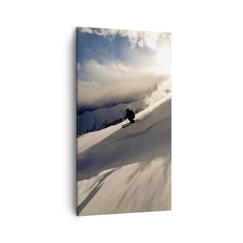 Obraz na plátne - Prijatá výzva hôr - 45x80 cm