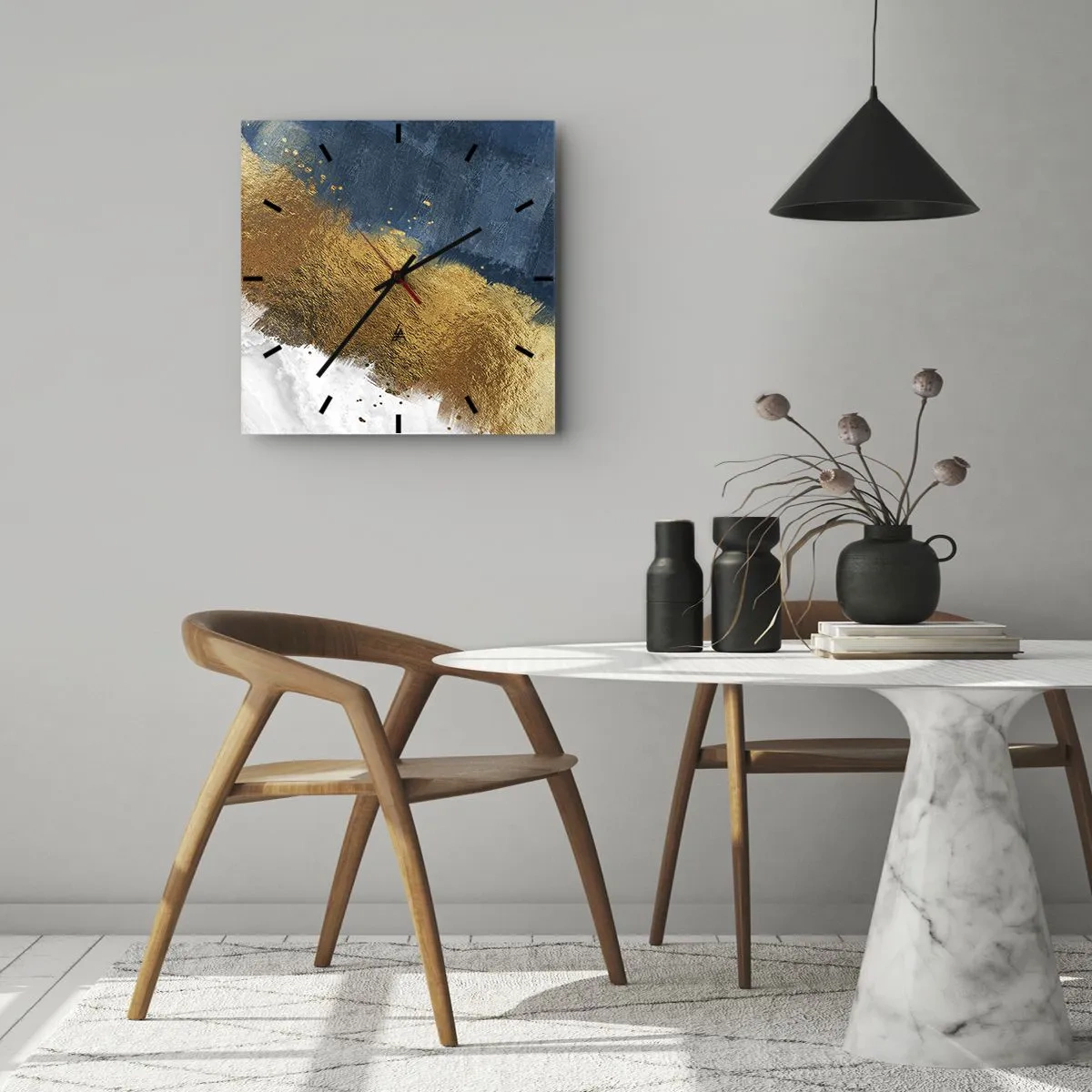 Nástenné hodiny - Farby leta - 40x40 cm