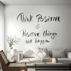 Fototapeta Standard Eco - Motivačný citát v elegantnom čiernom písme na bielom pozadí - 100x70cm - Ako žiť? - Moderná nástenná dekorácia do obývacej izby a spálne ARTTOR