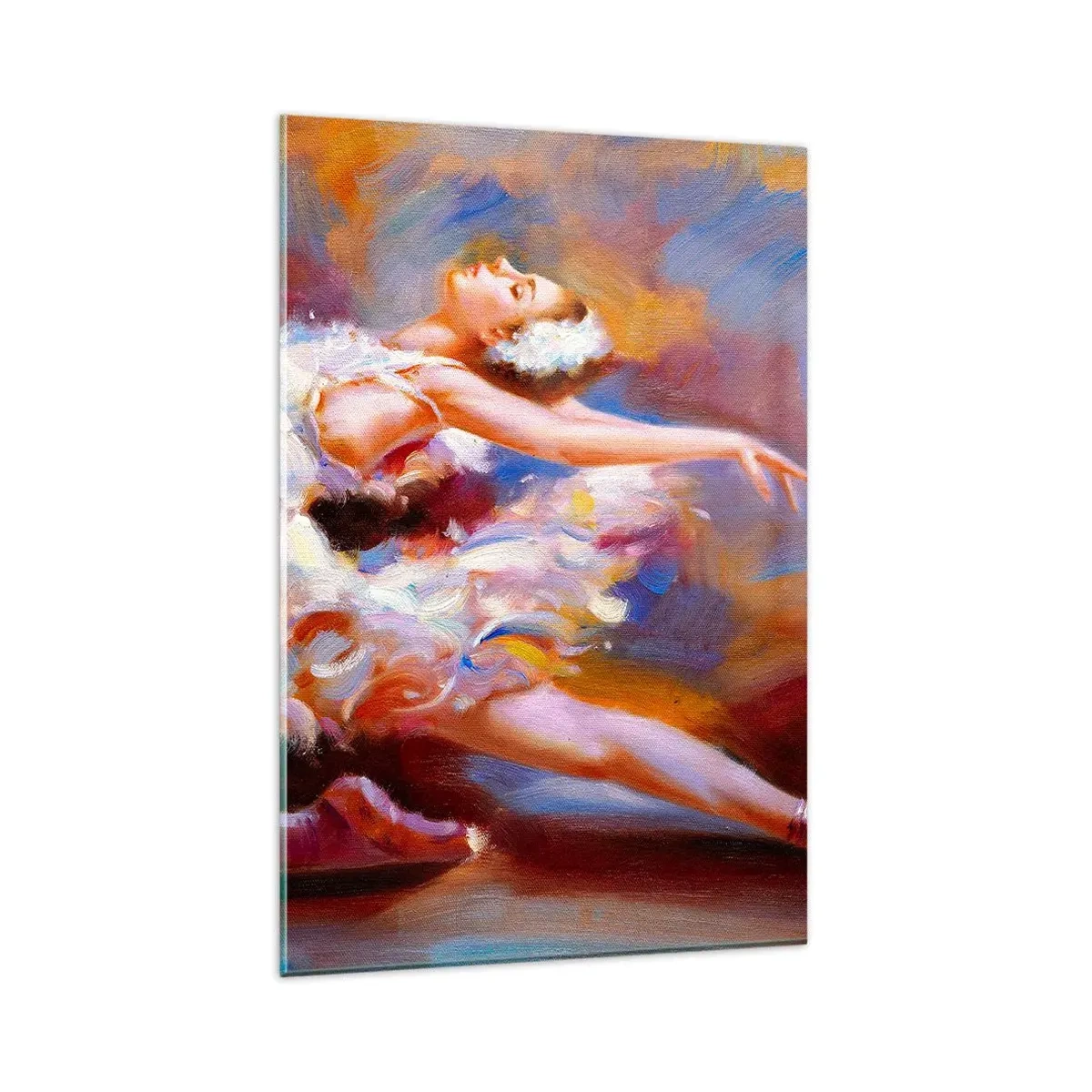 Obraz na skle - Labutia elegancia - 80x120 cm