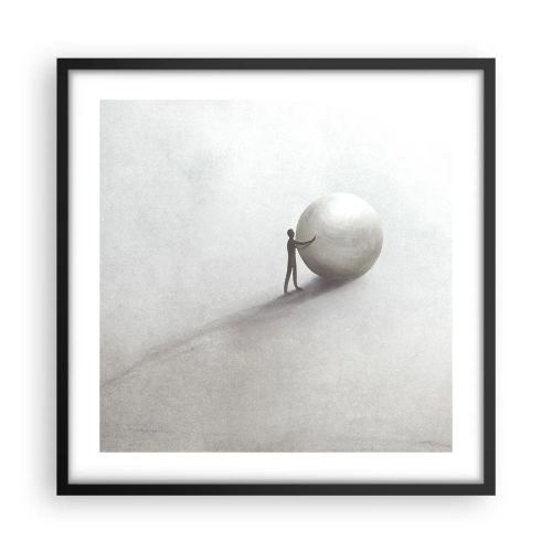 Plagát v čiernom ráme - Hra života - 50x50 cm