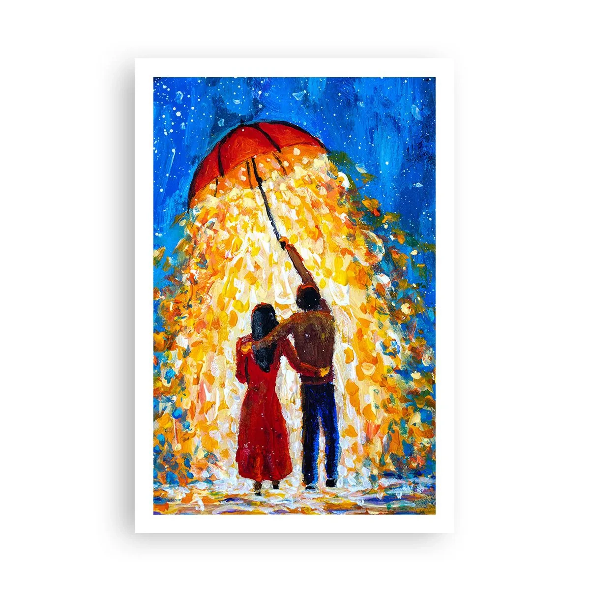 Plagát - Mágia daždivého večera? - 61x91 cm