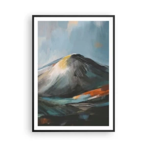 Plagát v čiernom ráme - Surové a krásne - 70x100 cm