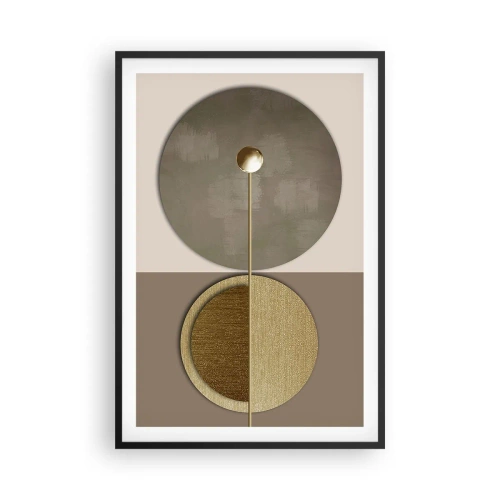 Plagát v čiernom ráme - Dokonalá rovnováha - 61x91 cm