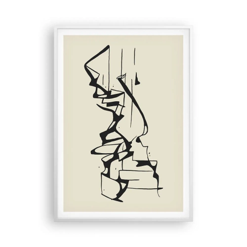 Plagát v bielom ráme - Možná krajina - 70x100 cm