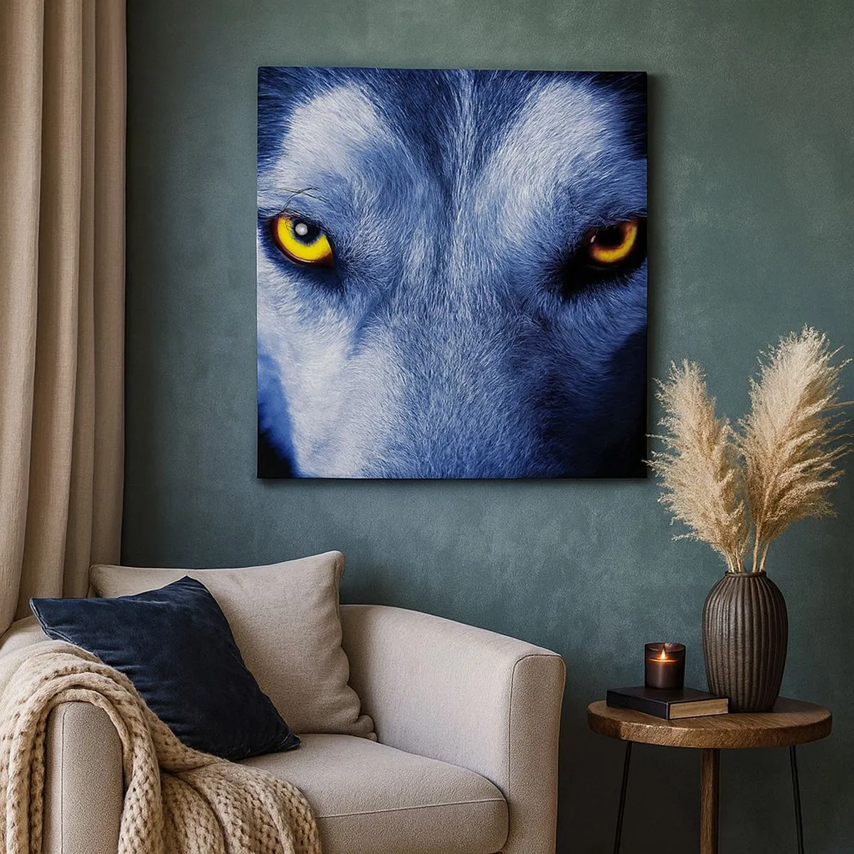 Obraz na plátne - Fascinujúci pohľad - 30x30 cm