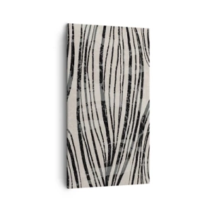 Obraz na plátne - Močiar s líniami - 45x80 cm