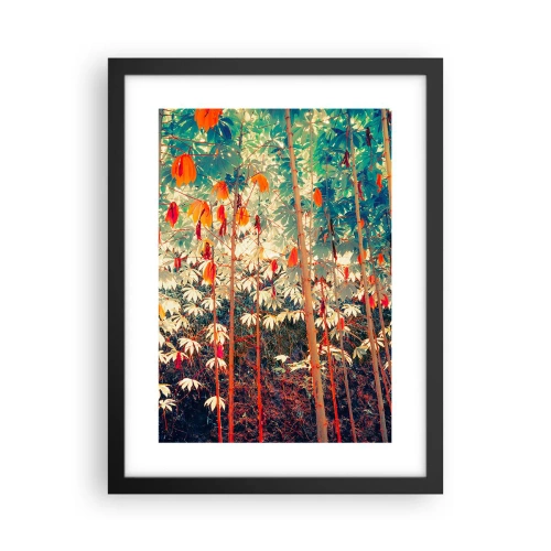 Plagát v čiernom ráme - Tajný život listov - 30x40 cm