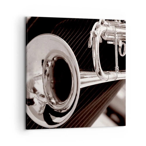 Obraz na plátne - Hudobné cestovanie do 30. rokov - 60x60 cm