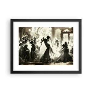 Plagát v čiernom ráme - Veľká maškaráda - 40x30 cm