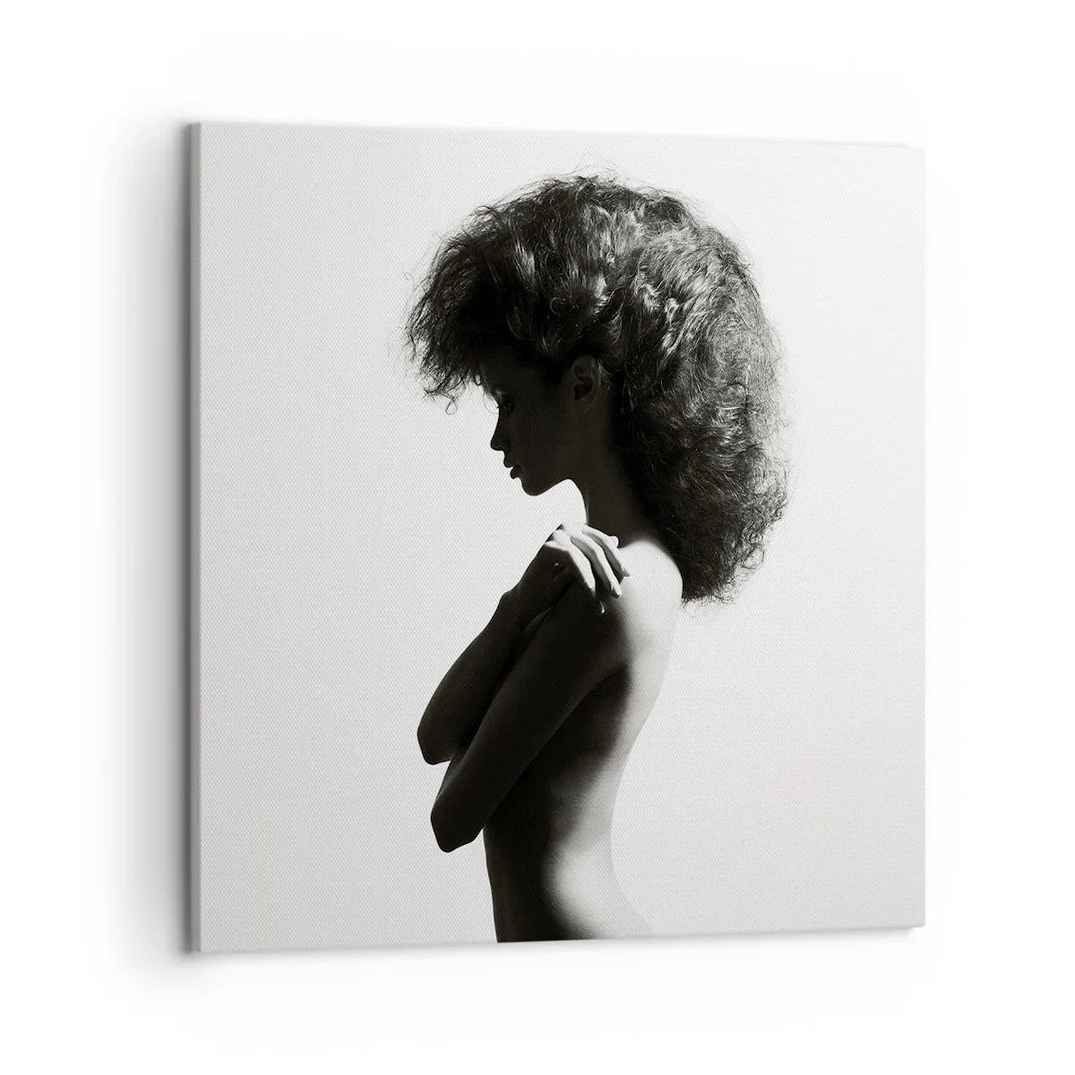 Obraz na plátne - Ako kvetina na štíhlej stonke - 50x50 cm