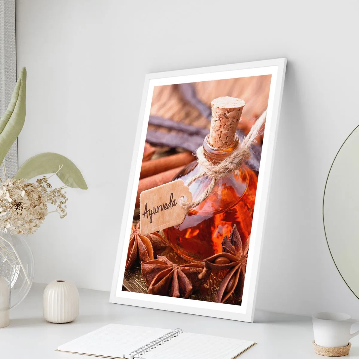 Plagát v bielom ráme - K jednote tela a ducha - 70x100 cm