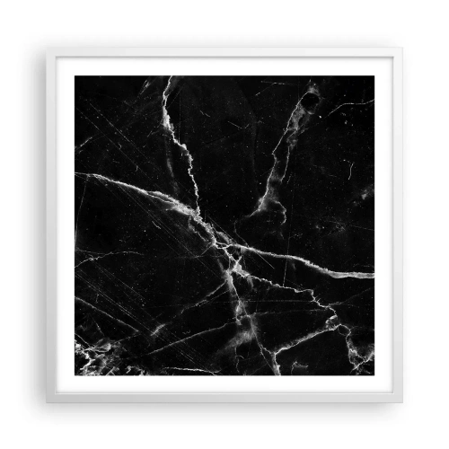 Plagát v bielom ráme - Tajomný život kameňa - 60x60 cm