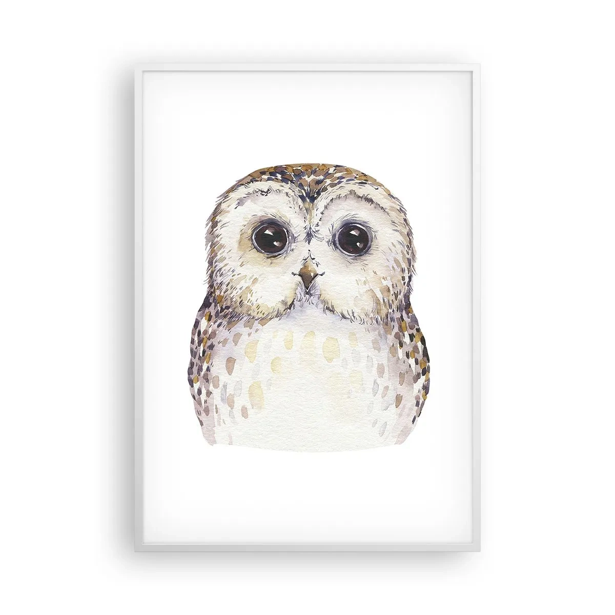 Plagát v bielom ráme - Pozri sa mi do očí - 70x100 cm