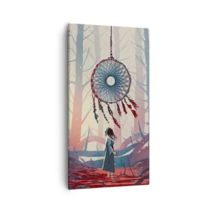 Obraz na plátne - Tajný rituál šťastia - 55x100 cm