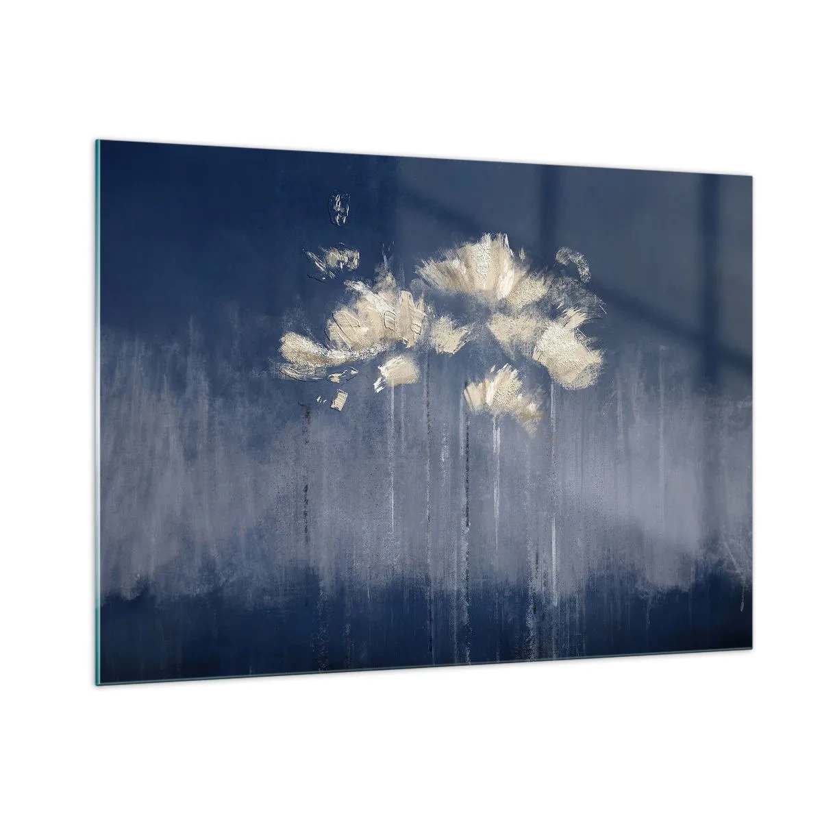 Obraz na skle - Ako okvetné lístky vo vetre - 100x70 cm