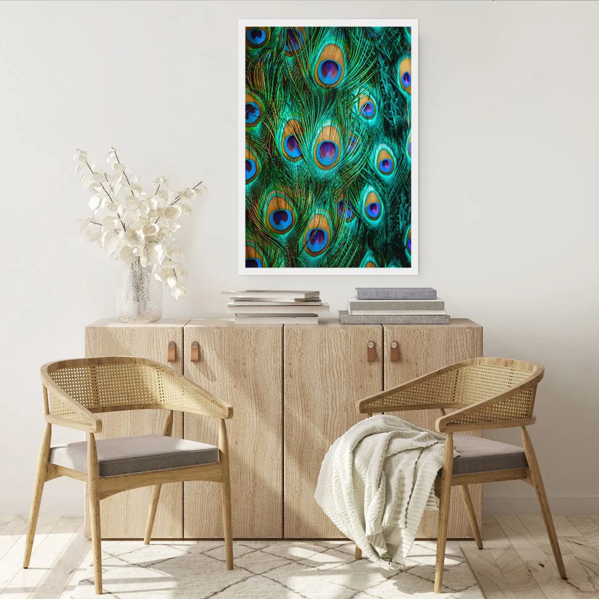 Plagát - Páví pohľad - 70x100 cm
