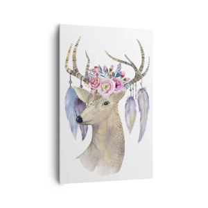 Obraz na plátne - Sprievodca duše - jemný, nevinný - 80x120 cm