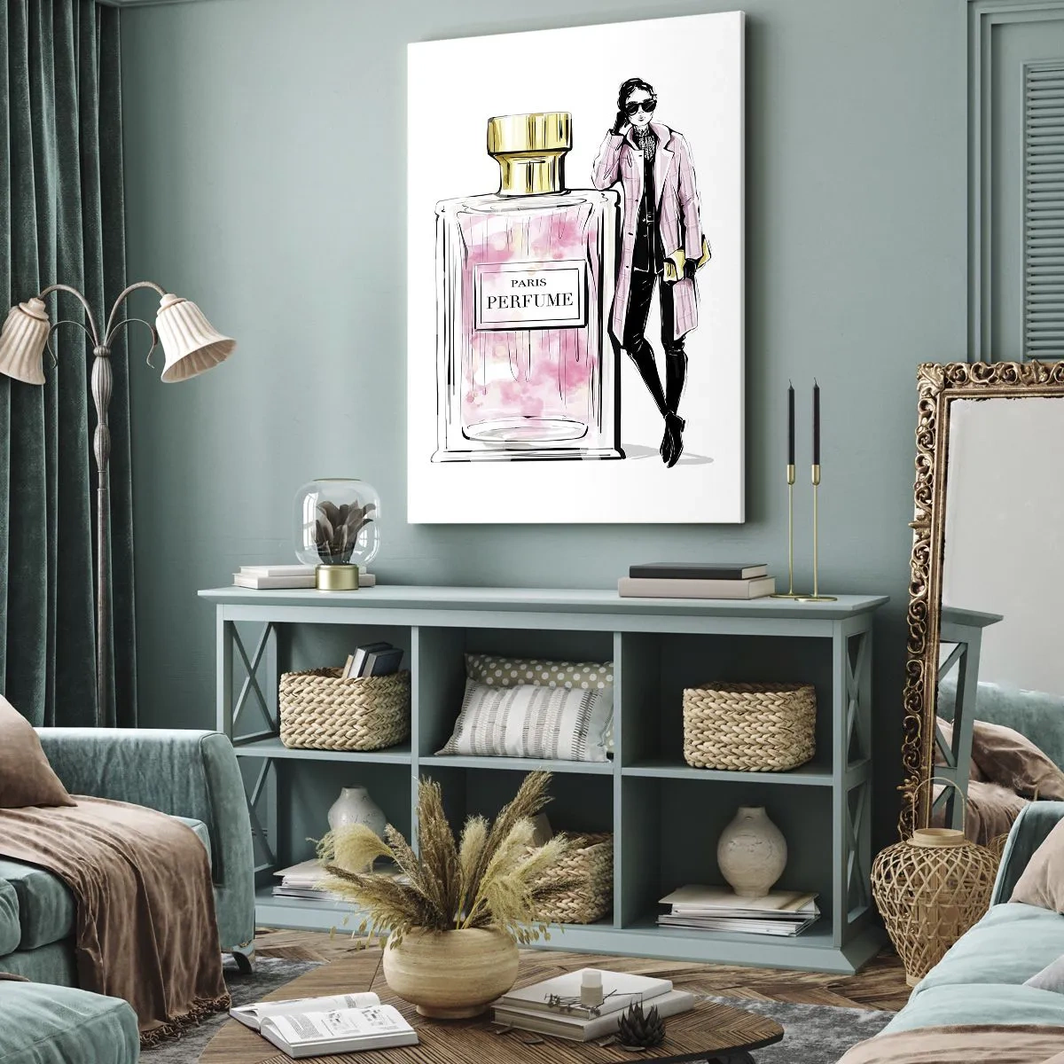 Obraz na plátne - Parížska zmyselnosť - 80x120 cm