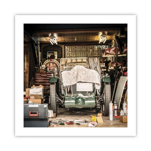 Plagát - Späť do minulosti - 50x50 cm