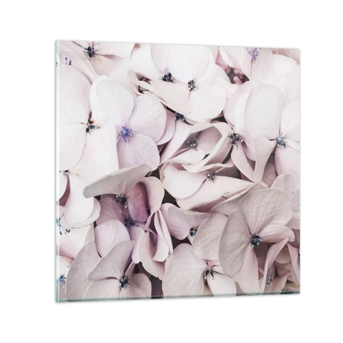 Obraz na skle - V záplave kvetov - 40x40 cm